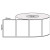 White 100mm x 60mm direct thermal label roll on a 76mm core, 2000 labels per roll