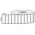 White 102mm x 23mm thermal transfer label roll on a 76mm core, 4000 labels per roll, perforated
