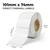 White 101mm x 74mm direct thermal label roll on a 76mm core, 1500 labels per roll