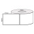 Roll of 750 white 102mm x 175mm perforated direct thermal labels on a 76mm core