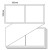 White 102mm x 150mm (4x6) direct thermal label roll on a Fanfolded core, perforated