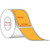Fluoro orange 100mm x 150mm (4x6) thermal transfer label roll on a 76mm core, 1000 labels per roll, perforated