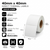 40mm x 40mm removable direct thermal labels specifications: 40mm label width, 40mm label length, 40mm core, 2000 labels per roll, removable adhesive