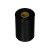 Black 110mm x 450M wax resin thermal transfer ribbon on a 25mm core