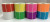Pink 99mm x 63mm direct thermal label roll on a 76mm core, 2000 labels per roll