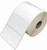 White 60mm x 60mm direct thermal label roll on a 25mm core, 450 labels per roll