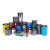Black 110mm x 300M resin thermal transfer ribbon on a 25mm core
