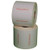 White 80mm x 50mm direct thermal label roll on a 25mm core, 500 labels per roll
