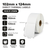 102mm x 124mm direct thermal labels specifications: 102mm label width, 124mm label length, 25mm core, 1000 perforated labels per roll