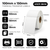 100mm x 150mm (4x6) thermal transfer labels specifications: 100mm label width, 150mm label length, 38mm core, 400 perforated labels per roll