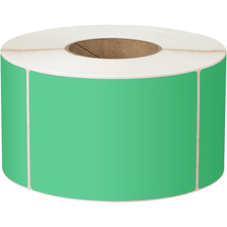 76mm (W) x 48mm (L) Thermal Transfer labels 3000/R 76MM- Green