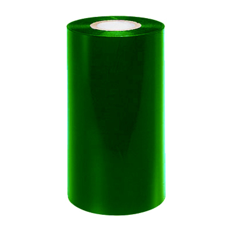 110mm x 300M Green Wax Resin Ribbon