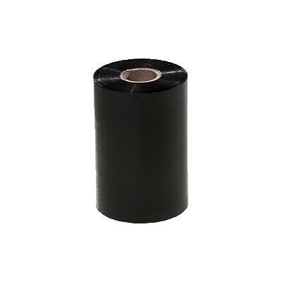 Black 60mm x 450M wax thermal transfer ribbon on a 25mm core
