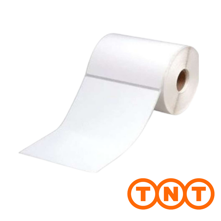 TNT Direct Thermal Perforated Labels - 100mm X 150mm - 25mm Core - 400L/Roll