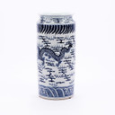 Blue & White Dragon Umbrella Stand