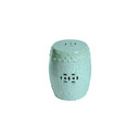 Green Crystal Shell Garden Stool