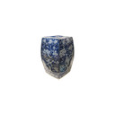 Blue & White Porcelain Garden Stool Plum Blossom Motif