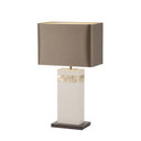 Table Lamp with Brown Shade / Oceanus