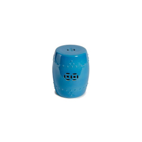 Garden Stool - Turquoise Blue