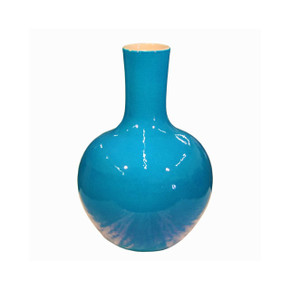 Turquoise Globular Vase