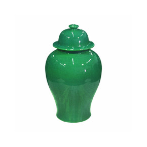 Emerald Green Temple Jar