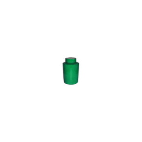 Round Tea Jar 13H - Emerald Green