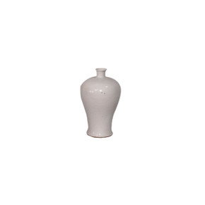Matt White Plum Vase - Min 2