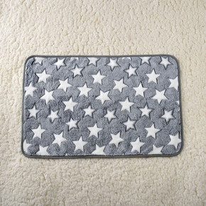 Cat Puppy Bed mat - gray stars