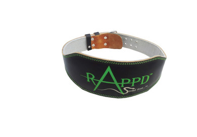 Rappd - 4" Leather W/L Belt - Green