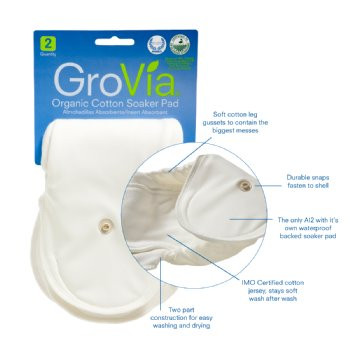 GroVia Organic Cotton Soaker Pad