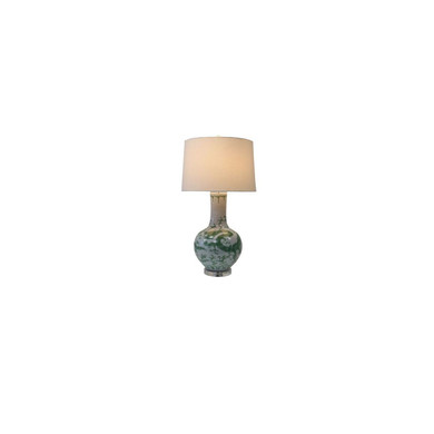 Celadon Dragon Sphere Table Lamp