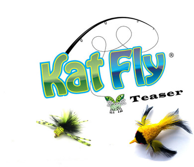 KatFly® Teaser Cat toy Bird and Bugsy Refill Set