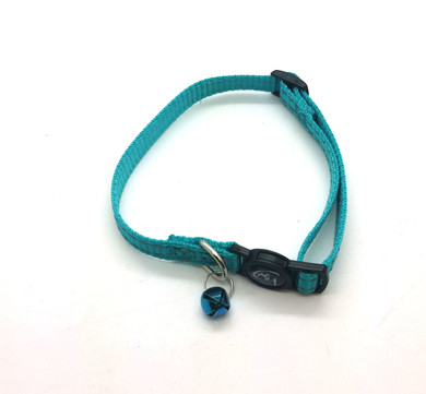 Cat Collar breakaway - aqua color