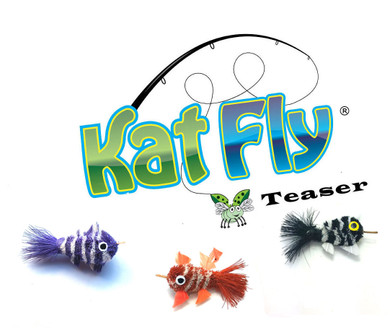 Teaser wand refill Cat Toy - Minnow set 1
