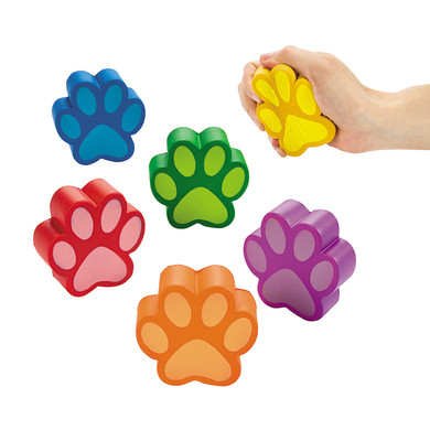 Paw Print stress ball toys
