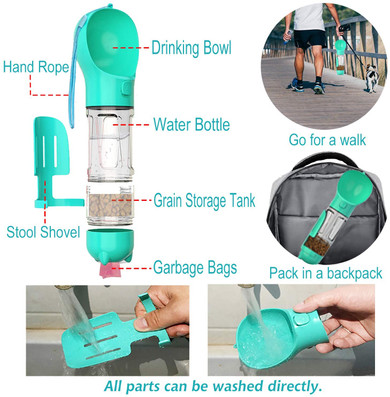 Dog multi functional water bottle