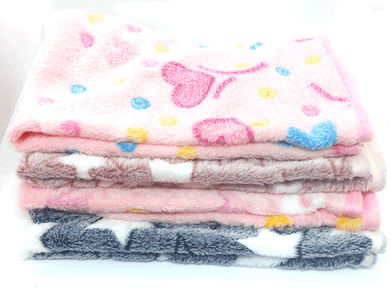 Fleece Pet Blanket for Cats or Small Dogs - Fun Designs