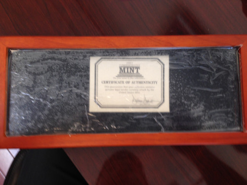 First Commemorative Mint BOX