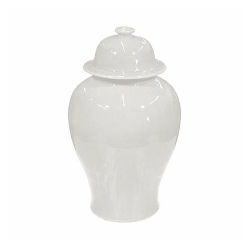 White Temple Jar