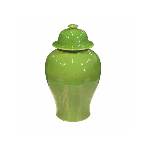 Lime Green Temple Jar