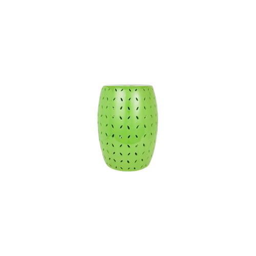 Garden Stool Coin Carving - Lime Green