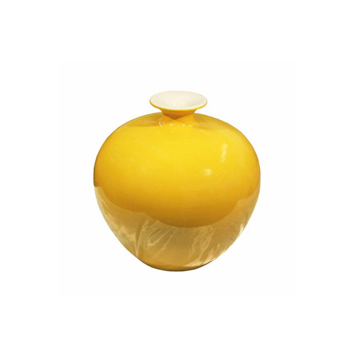 Yellow Pomegranate Vase