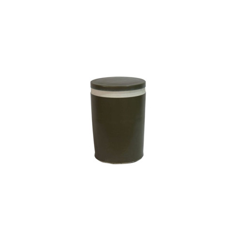 Matt Black Cylinder Stool