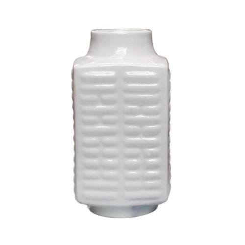 White Tai Chi Eight Trigrams Porcelain Vase
