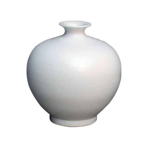 Matt White Pomegranate Vases