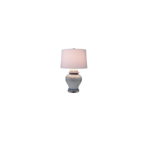 Table Lamp With Greek Key Trim