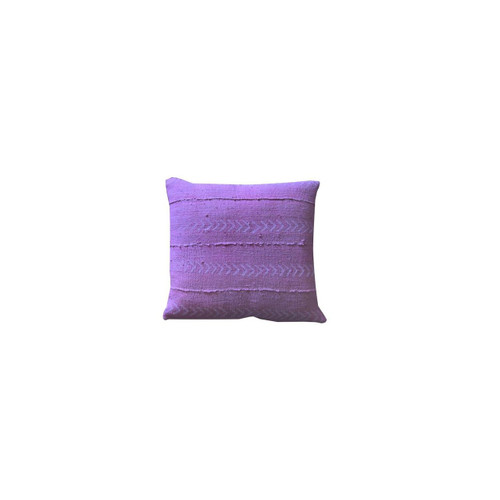 Pink Mudcloth Pillow - Arrows