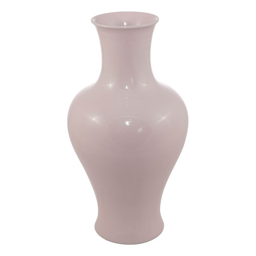 Blush Pink Fishtail Porcelain Vase Medium