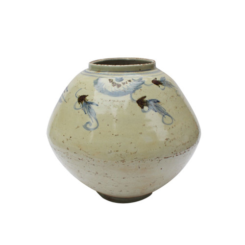 Blue & White Silla Longevity Tappered Pot