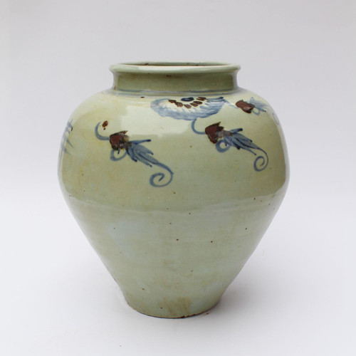Blue & White Silla Longevity Wide Mouth Porcelain Jar